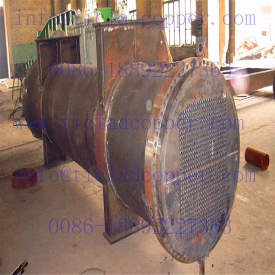 Feuille de tube en titane professionnelle pour échangeur de chaleur/plaque de tube en acier